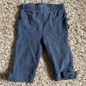 Rufflebutts Faux Denim Capri Leggings